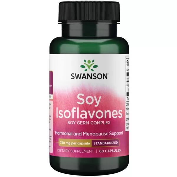 Swanson Izoflawony sojowe 60 kaps