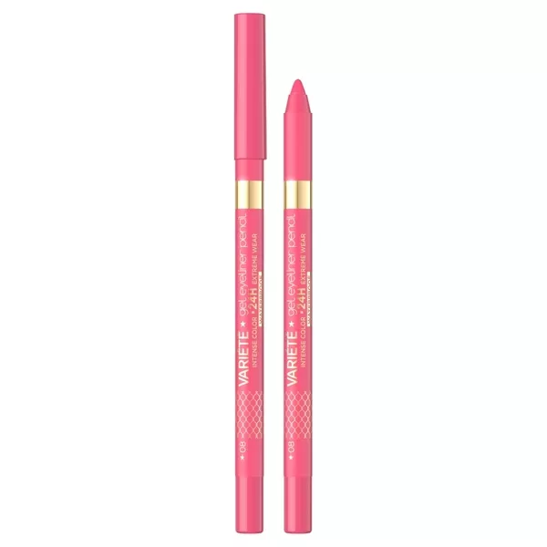 Eveline Variete, żelowa kredka do oczu nr 09 Pink
