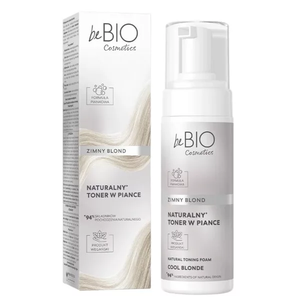 BeBio Ewa Chodakowska Naturalny toner w piance Zimny Blond 120ml