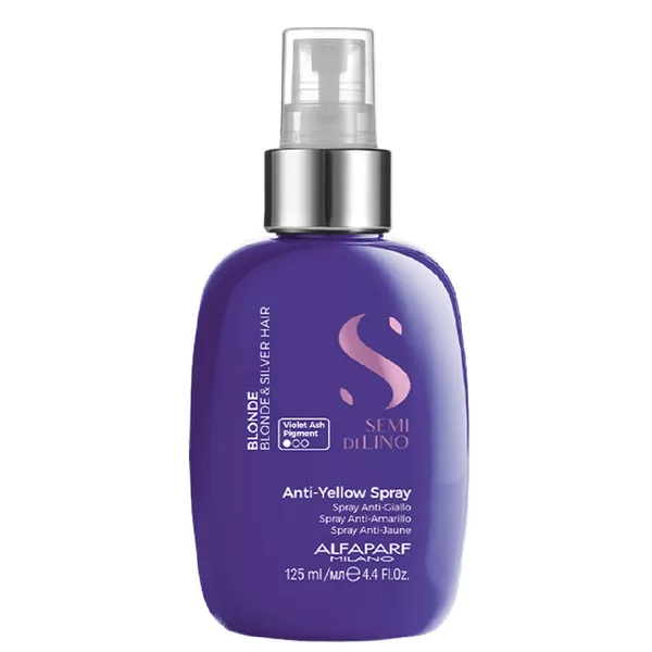 Alfaparf Milano Semi Di Lino Blonde, spray neutralizujący żółte odcienie, 125ml
