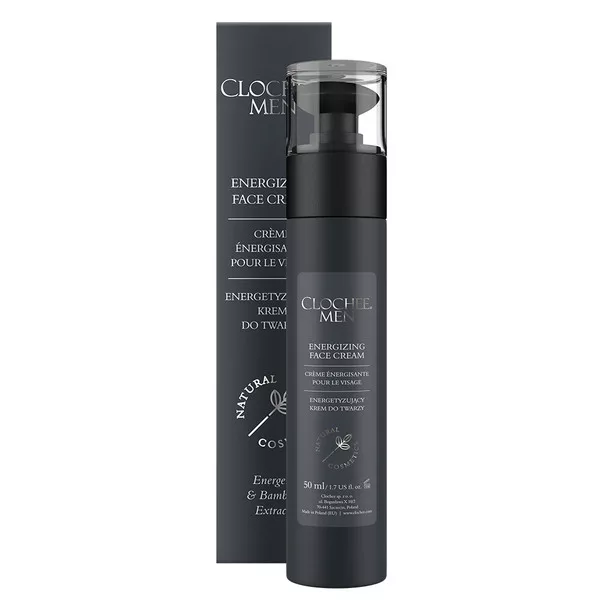 Clochee Men, krem energetyzujący do twarzy, 50ml