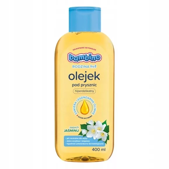 Bambino Rodzina olejek pod prysznic hiperdelikatny dla dzieci i dorosłych Jaśmin 400ml
