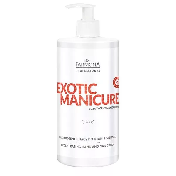 Farmona Professional Exotic Manicure, Krem regenerujacy do dłoni i paznokci, 500ml