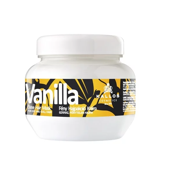 Kallos Vanilla nabłyszczająca maska do włosów suchych i matowych 275ml