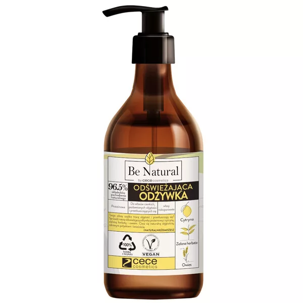 CeCe Be Natural, odświeżająca odżywka z cytryną, zieloną herbatą i owsem, 270ml