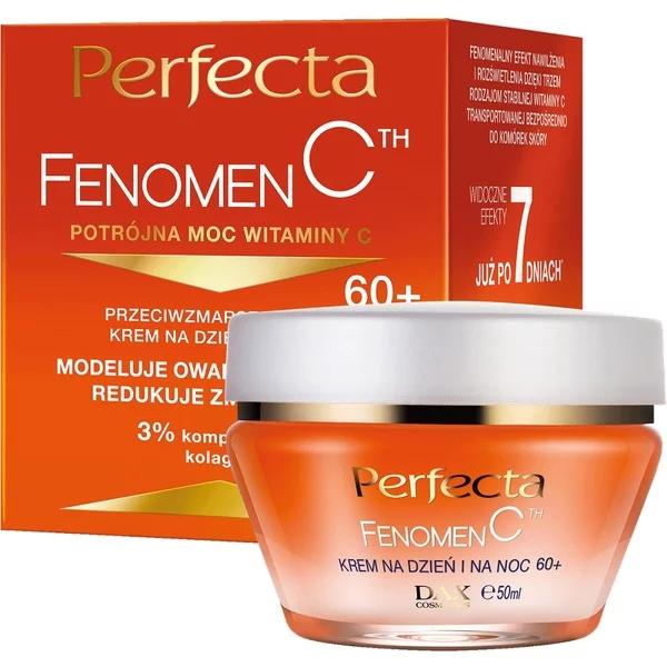 Perfecta Fenomen C przeciwzmarszczkowy krem do twarzy na dzień i na noc 60+ 50ml