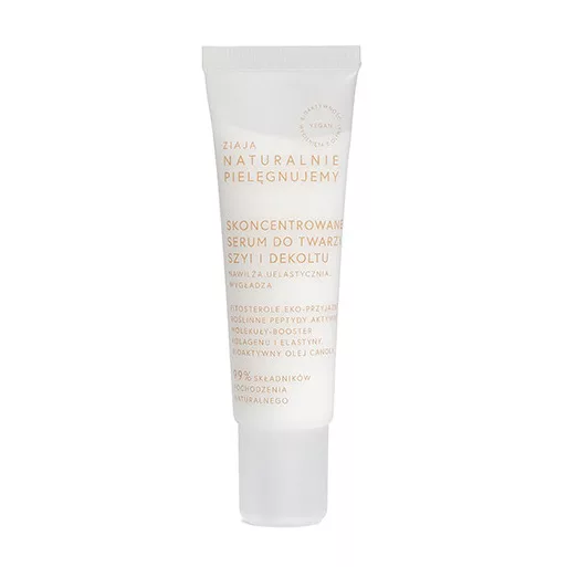 Ziaja Naturalnie Pielęgnujemy, skoncentrowane serum do twarzy, szyi i dekoltu, 30ml