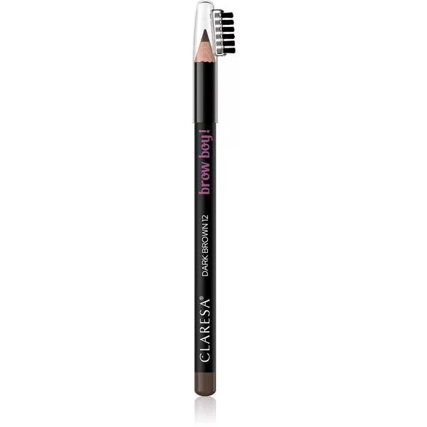 Claresa, kredka do brwi BROW BOY! 12 DARK BROWN
