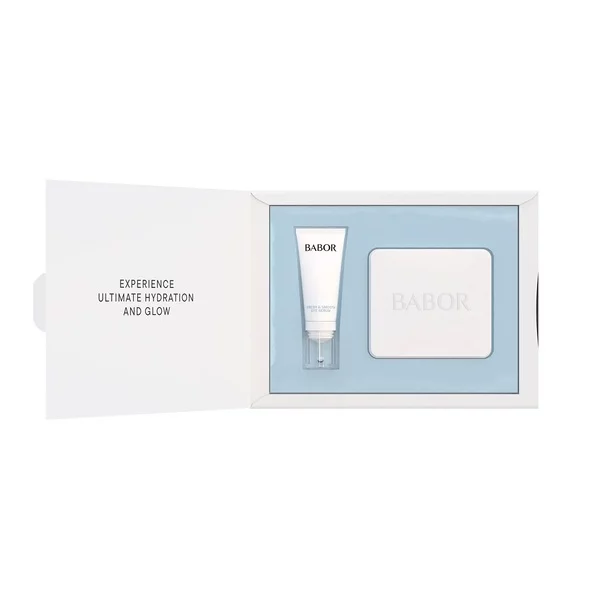 Babor Instant Fresh & Smooth Eye Serum + Patches zestaw serum pod oczy 15ml + silikonowe płatki wielokrotnego użytku 2szt