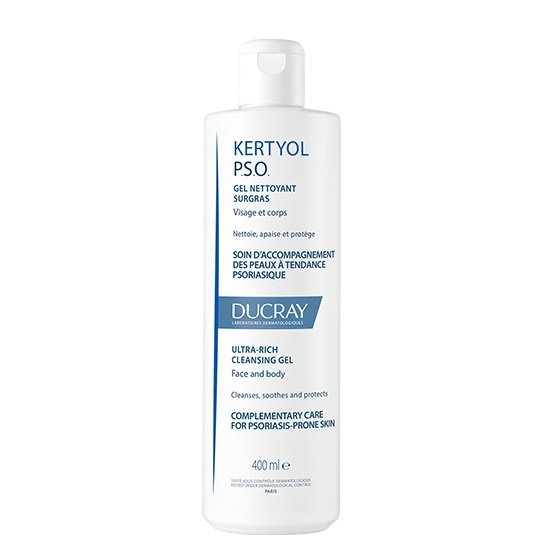 Ducray Kertyol P.S.O żel myjący do twarzy i ciała na łuszczycę 400ml