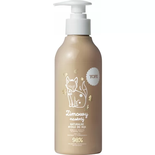 Yope Zimowy Nastrój, naturalne mydło do rąk w płynie, 300ml