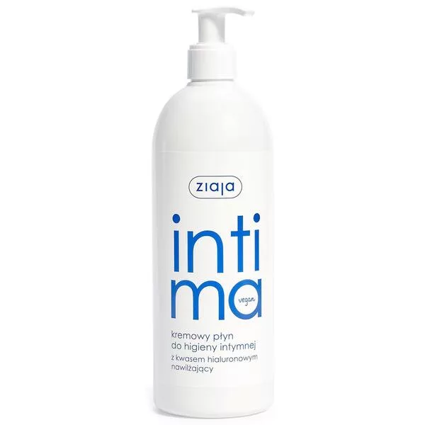 Ziaja Intima, kremowy płyn z kwasem hialuronowym do higieny intymnej, 500ml