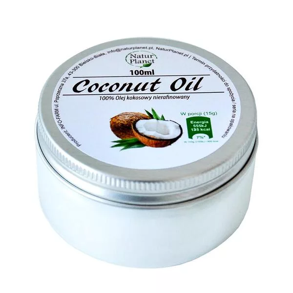 NaturPlanet, olej kokosowy, 100ml