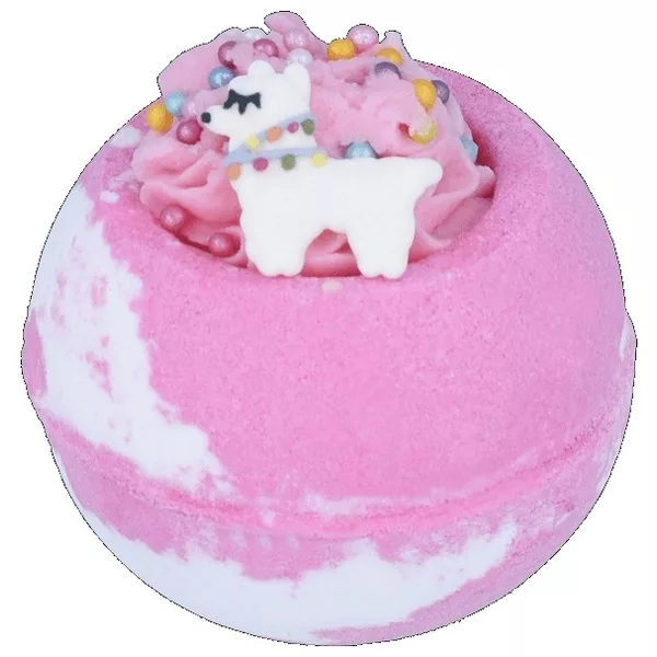 Bomb Cosmetics No Prob-Llama Bath Blaster musująca kula do kąpieli 160g