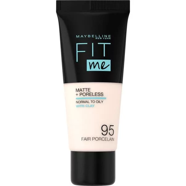 Maybelline New York Fit Me! & Poreless Foundation, podkład 95 Fair Porcelain, 30ml