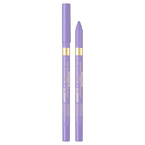 Eveline Variete, żelowa kredka do oczu nr 07 Lavender