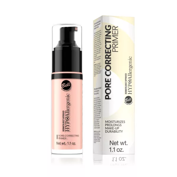 Bell BeHYPOAllergenic Pore Correcting Primer, baza pod makijaż, 01, 30g