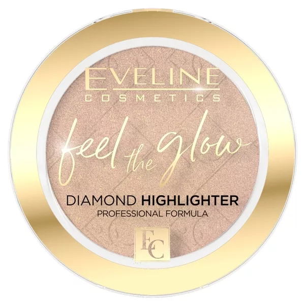 Eveline Feel the Glow!, rozświetlacz, 02 beach glow, 4.2g