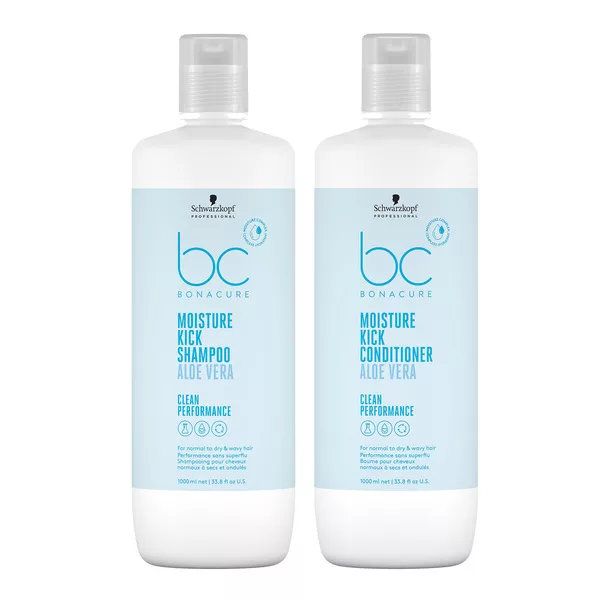 Schwarzkopf BC Moisture Kick, zestaw XL nawilżający do włosów suchych, szampon + odżywka