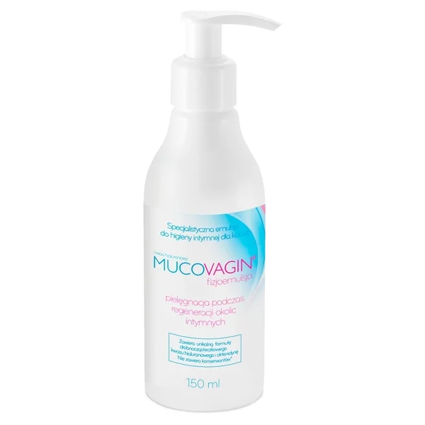Mucovagin Fizjoemulsja specjalistyczna emulsja do higieny intymnej kobiet 150ml