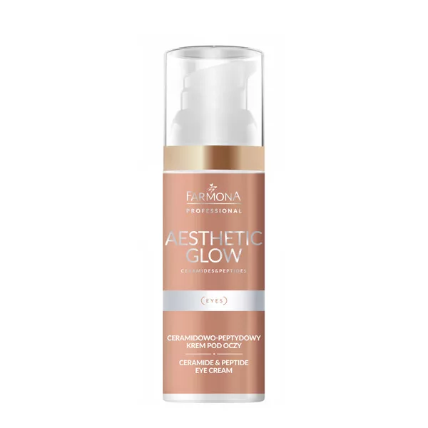 Farmona Professional Aesthetic Glow, ceramidowo-peptydowy krem pod oczy, 50ml