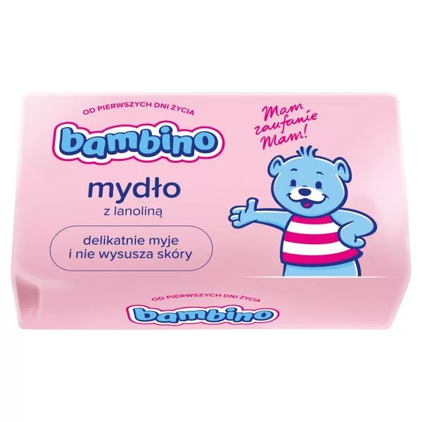 Bambino Mydło z lanoliną dla niemowląt i i dzieci 90g