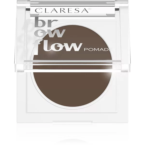 Claresa, Puszysta pomada do brwi BROW FLOW 02 MEDIUM BROWN 4 g