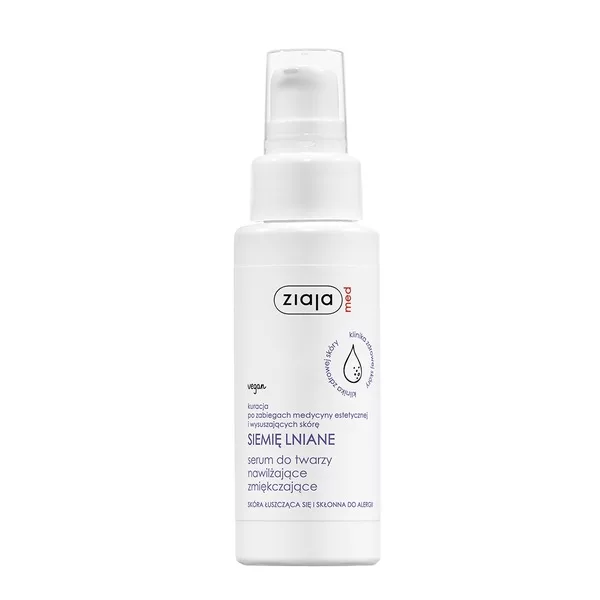 Ziaja Med Kuracja siemieniem lnianym, serum do twarzy, 50ml