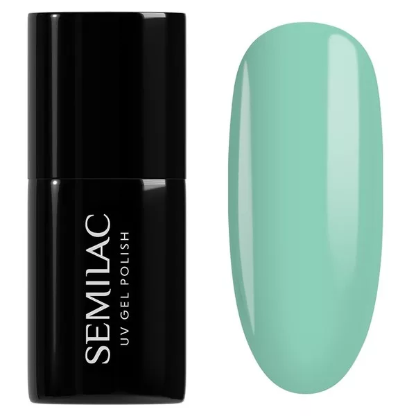 Semilac One Touch Pastels, lakier hybrydowy do paznokci, 973 Jelly Mint, 7ml