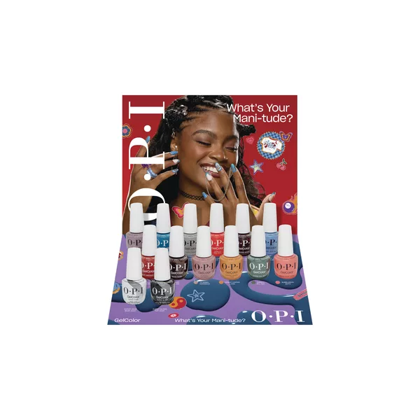 OPI GelColor What's Your Mani-tude, zestaw lakierów hybrydowych do paznokci, 14x15ml