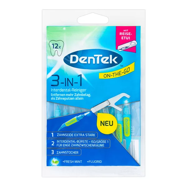Dentek, wykałaczki dentystyczne Pocket Picks, 33szt.