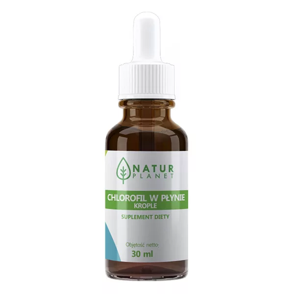 NaturPlanet, chlorofil krople, 30ml