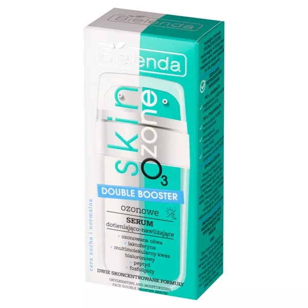 Bielenda Skin o3 zone, double booster ozonowe serum dotleniająco-nawilżające, 15ml