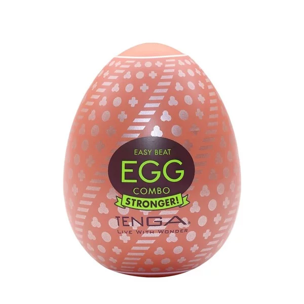 Tenga Easy Beat Egg Combo Stronger jednorazowy masturbator w kształcie jajka