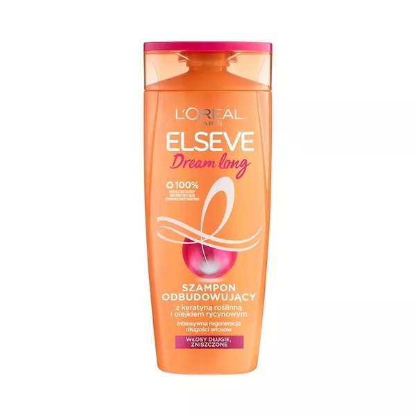 L'Oreal Paris Elseve Dream Long Szampon Odbudowujący dla włosów długich i zniszczonych, 400ml