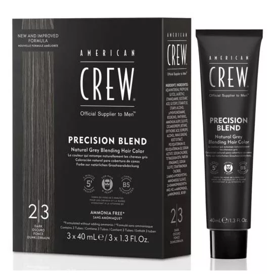 American Crew, Precision Blend, odsiwiacz dla mężczyzn, 2|3, ciemny