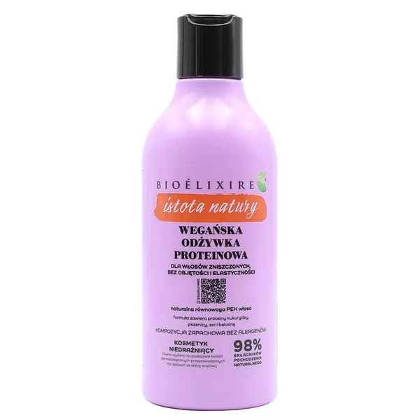 Bioelixire Istota Natury, wegańska odżywka proteinowa, 400ml