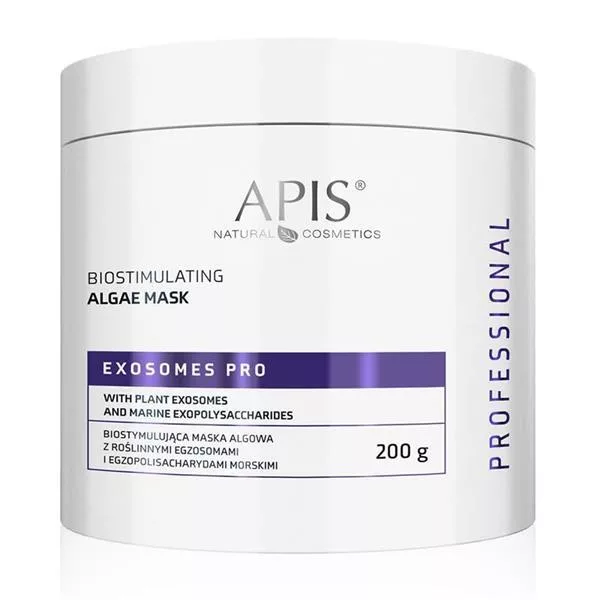 Apis Exosomes Pro, biostymulująca maska algowa z roślinnymi egzosomami, 200g