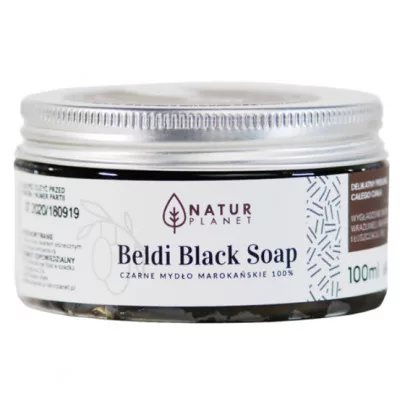 Naturplanet, czarne mydło marokańskie, 200g
