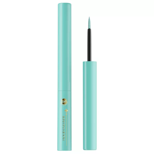 Bell Liquid Eyeliner, płynny eyeliner z drobinkami, 02 Shiny turquoise, 2,6g