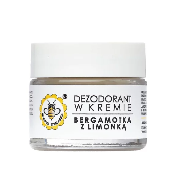 Miodowa Mydlarnia Dezodorant w kremie Bergamotka z Limonką 55g (U)