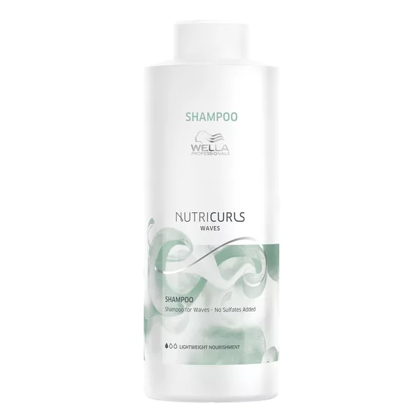 Wella Nutricurls, szampon do fal, 1000ml