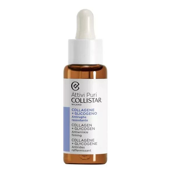Collistar, Attivi Puri Collagen + Glycogen Antiwrinkle Firming ujędrniające serum do twarzy z kwasem hialuronowym i glikogenem 30ml