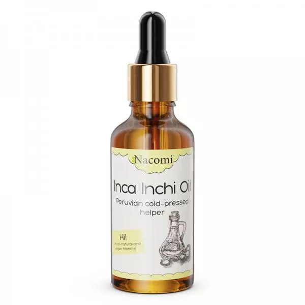 Nacomi, olej Inca Inchi z pipetą do twarzy, włosów i ciała, 50ml