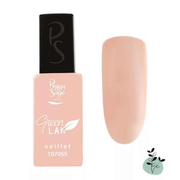 Peggy Sage Green Lak, lakier do paznokci utwardzany lampą UV/LED, oeillet, 10ml