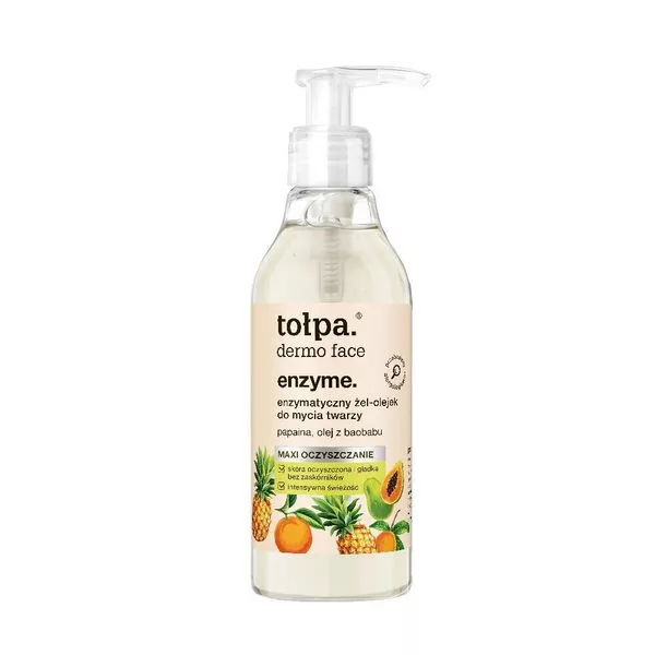 Tołpa Dermo Face Enzyme, enzymatyczny olejek do mycia twarzy, 195ml