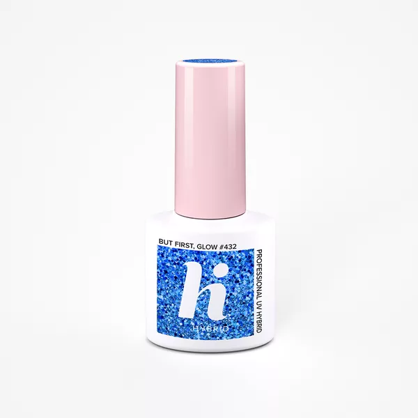 hi hybrid, lakier hybrydowy, 5ml, #432 But First Glow