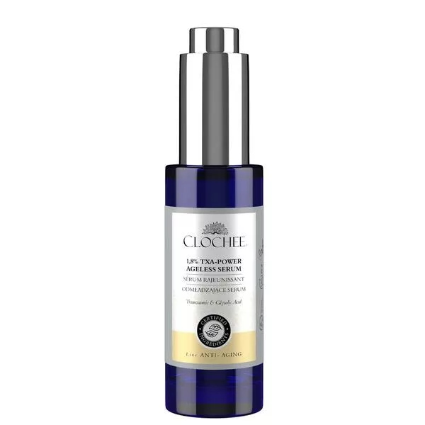Clochee, odmładzające serum do twarzy rozjaśniające przebarwienia, 1.8% TXA Power, 30ml
