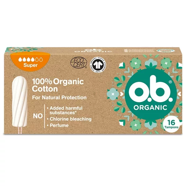 O.B. Organic tampony Super 16szt.