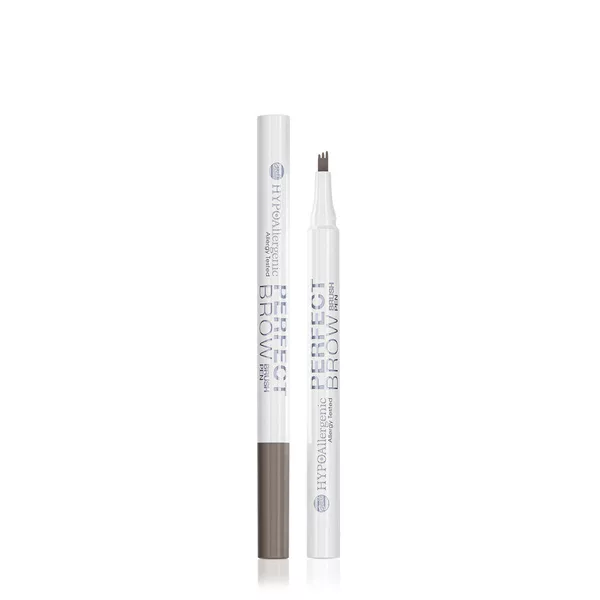 Bell HYPO Perfect Brow Brush Pen, flamaster do brwi z grzebyczkiem, 01, 1,4g